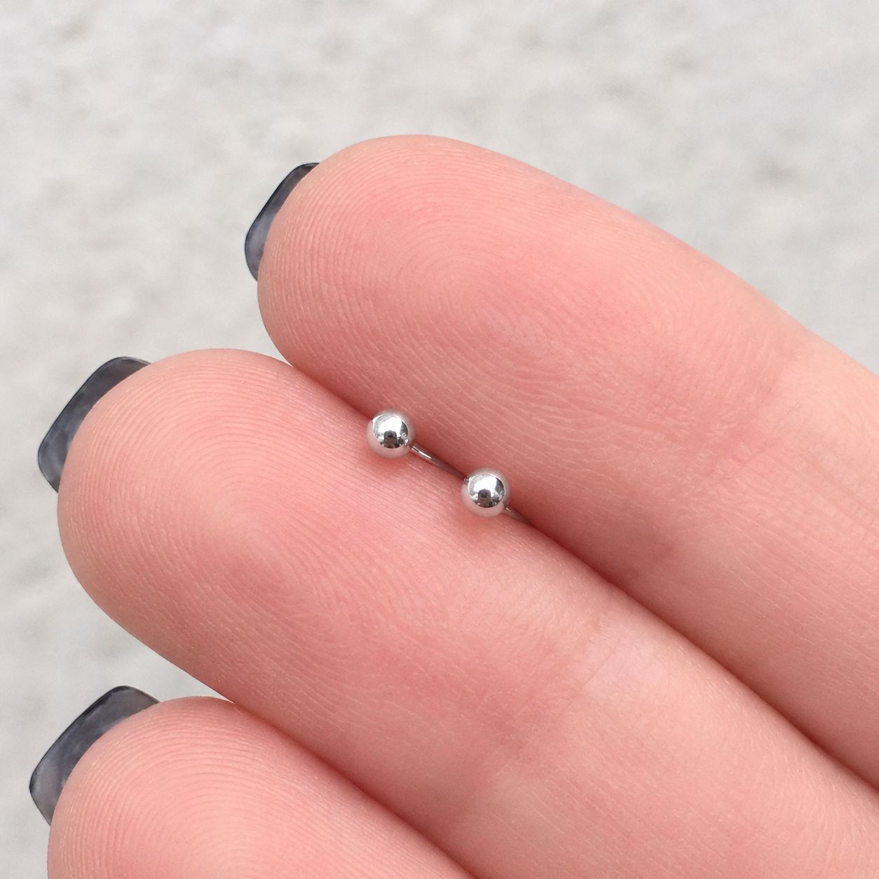 Brinco Bola 2MM B.Prata